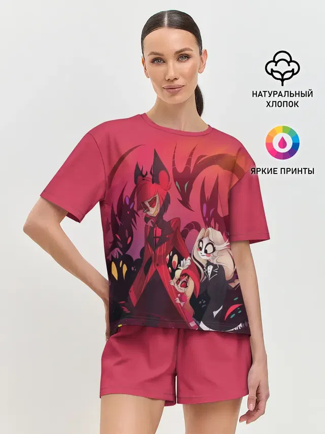Женская пижама с шортами