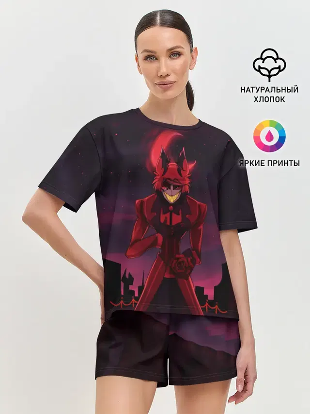 Женская пижама с шортами