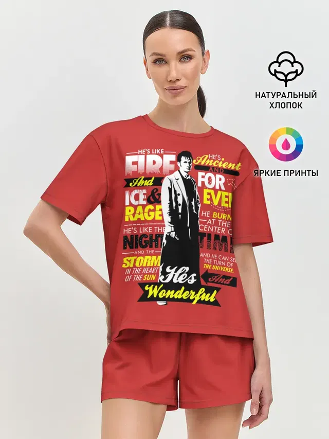 Женская пижама с шортами