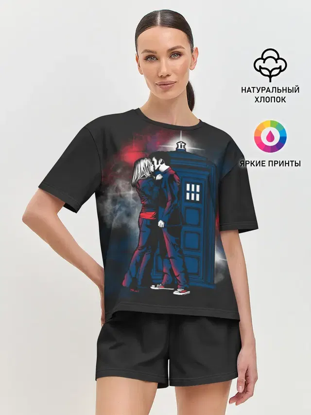 Женская пижама с шортами