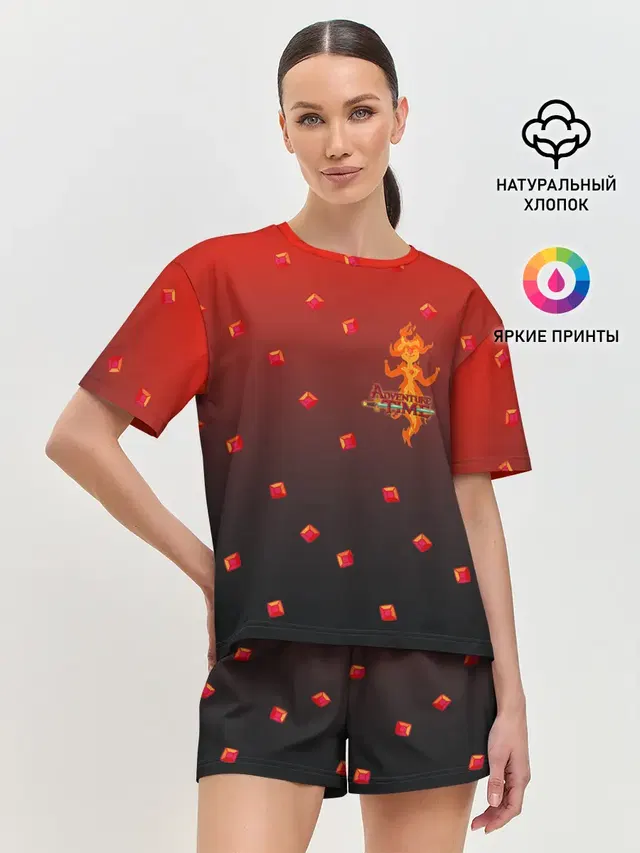 Женская пижама с шортами
