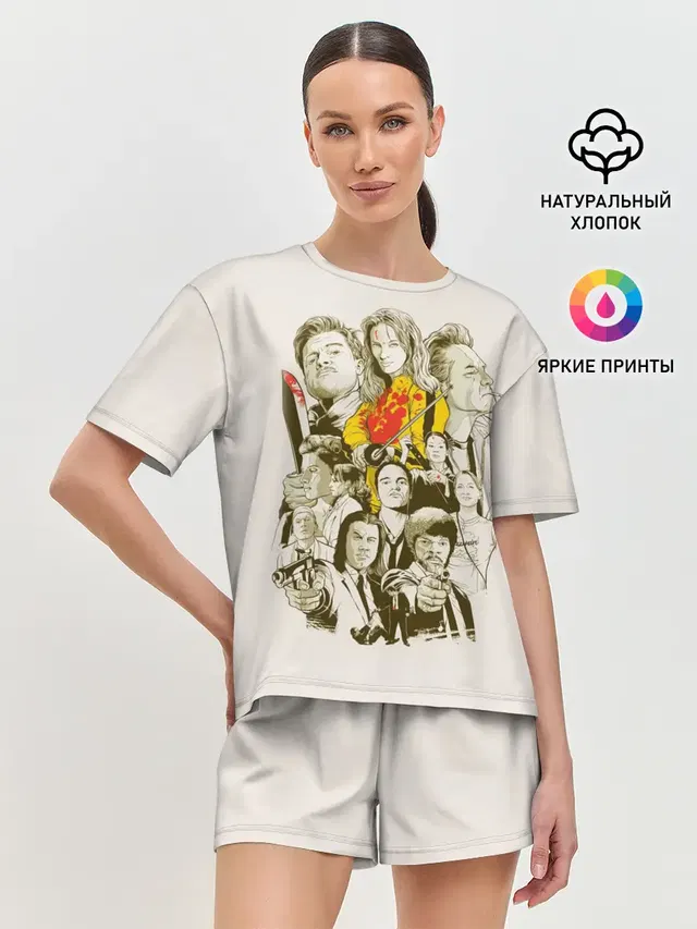 Женская пижама с шортами