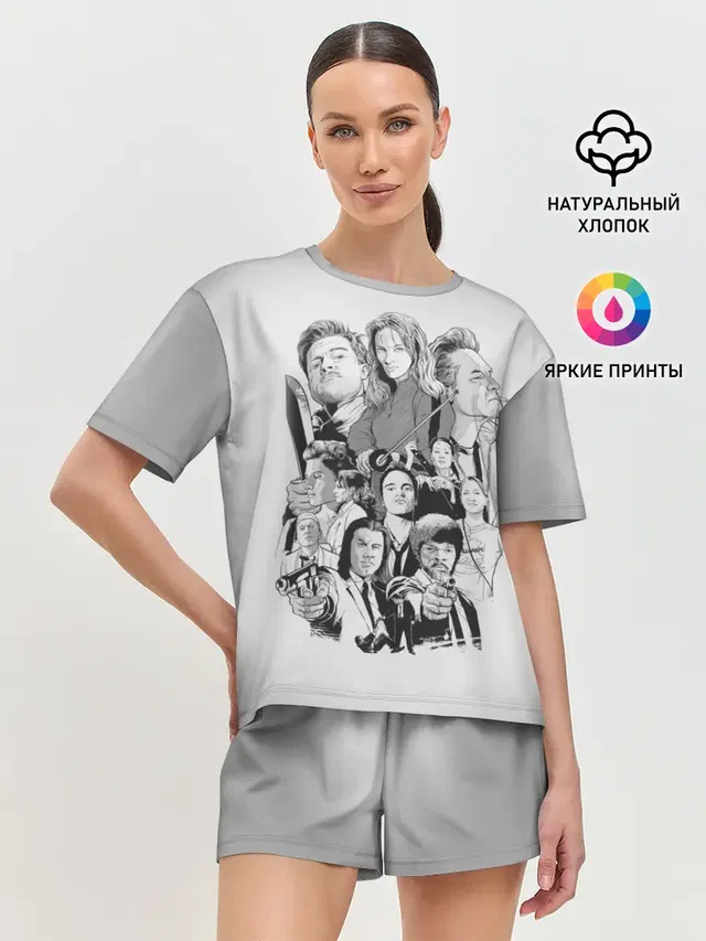 Женская пижама с шортами