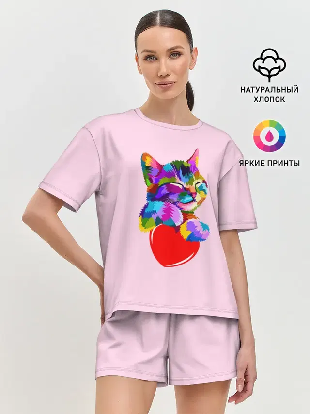 Женская пижама с шортами