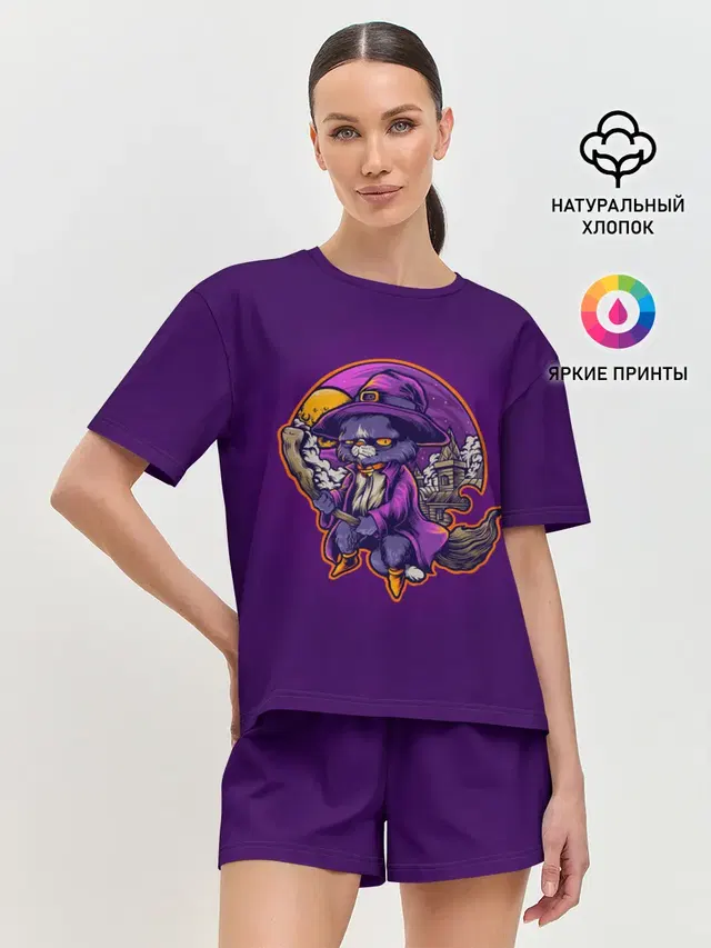 Женская пижама с шортами
