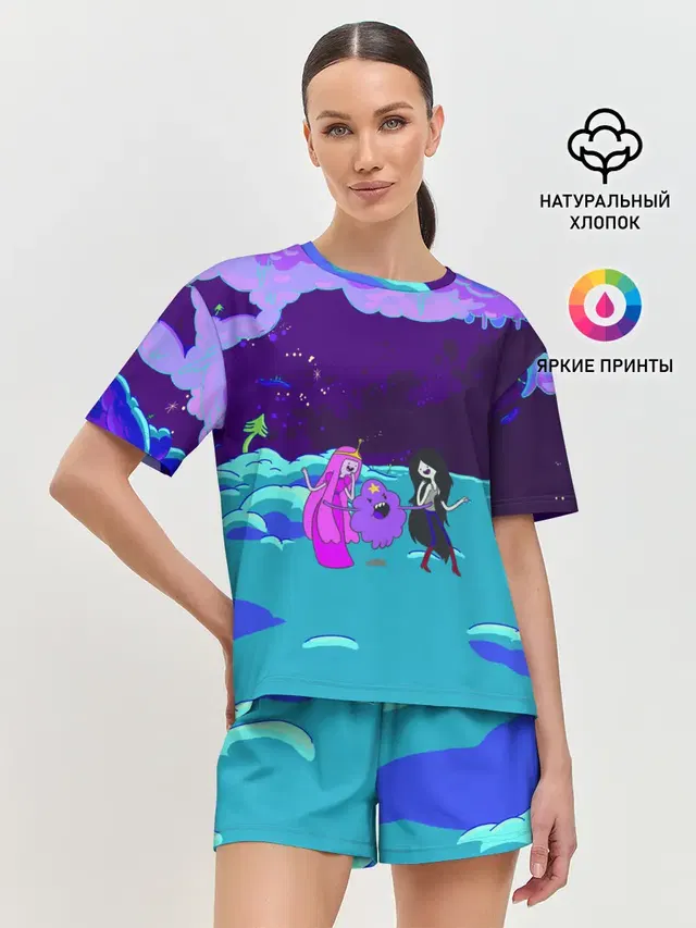 Женская пижама с шортами