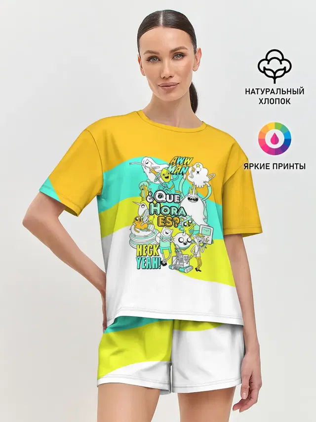 Женская пижама с шортами