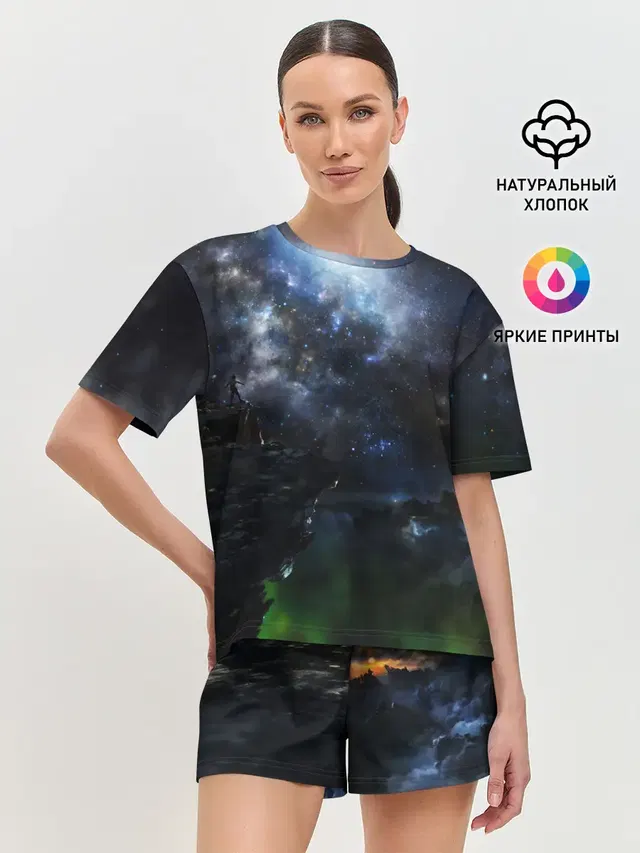 Женская пижама с шортами
