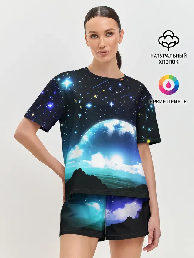 Женская пижама с шортами