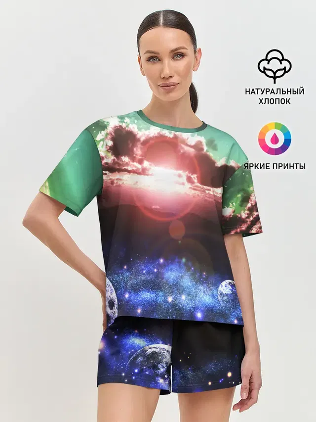 Женская пижама с шортами