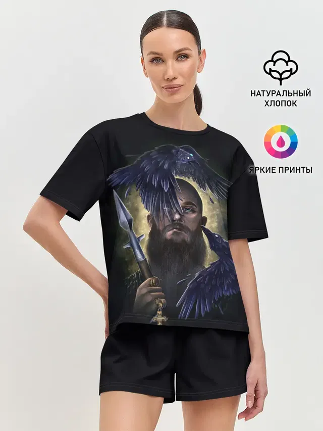 Женская пижама с шортами