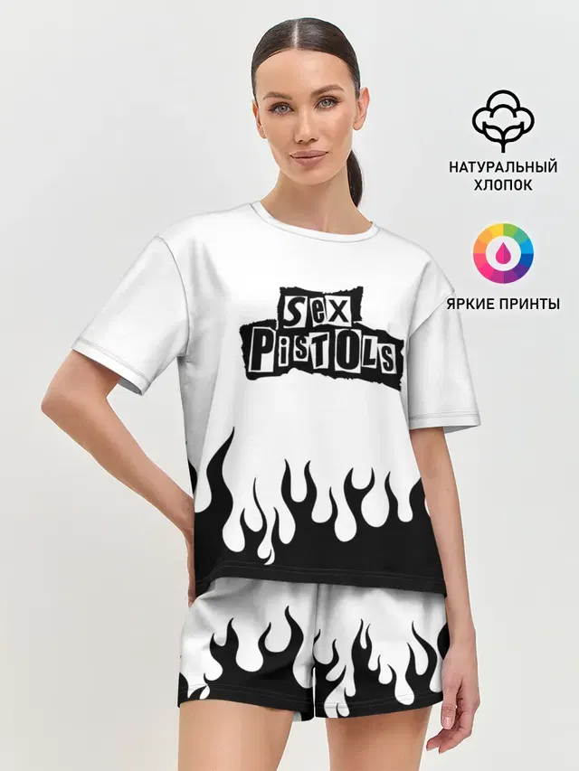 Женская пижама с шортами