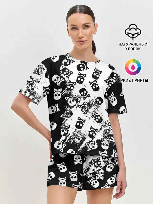 Женская пижама с шортами