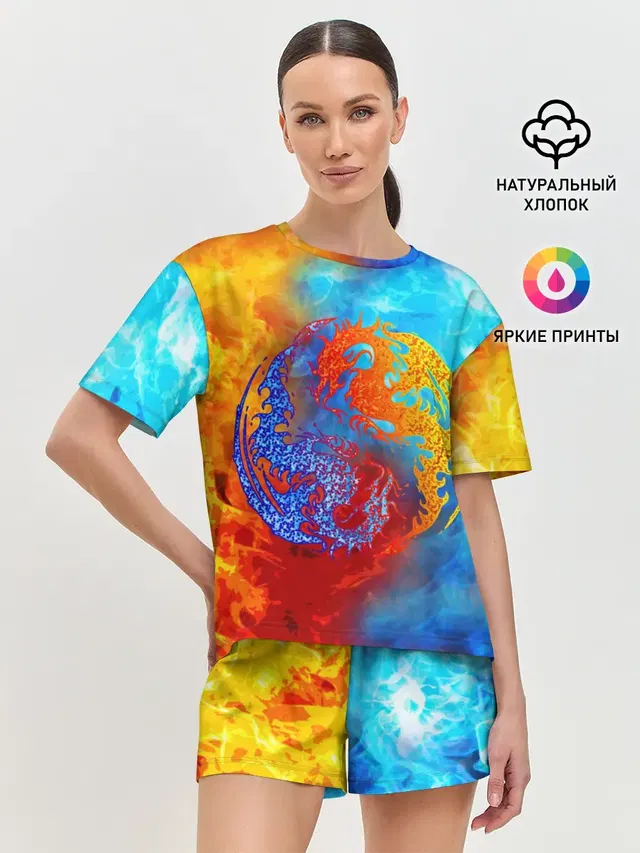 Женская пижама с шортами