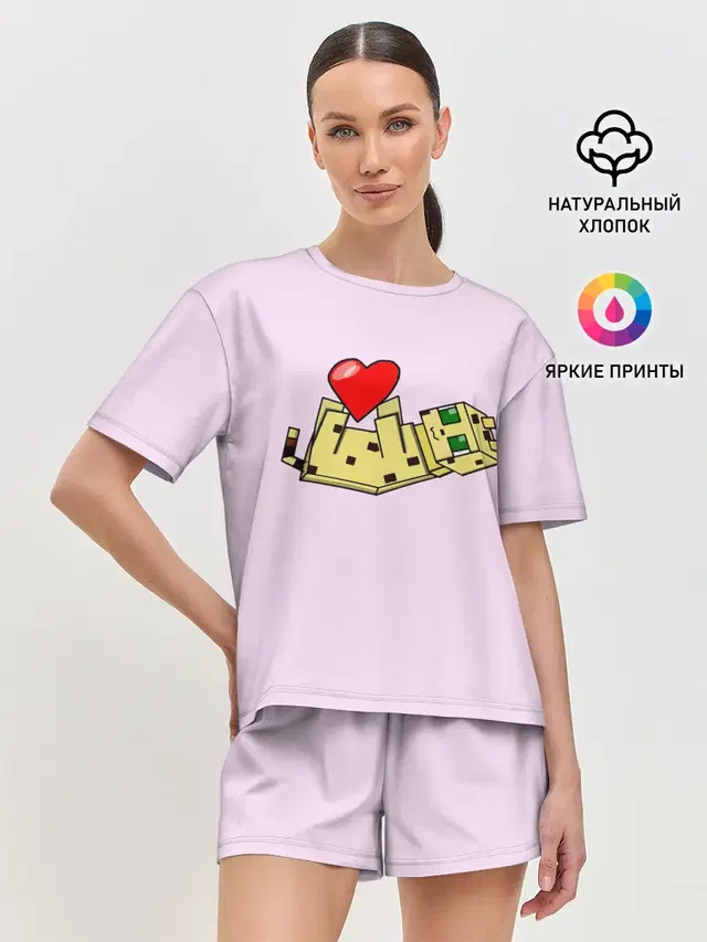Женская пижама с шортами