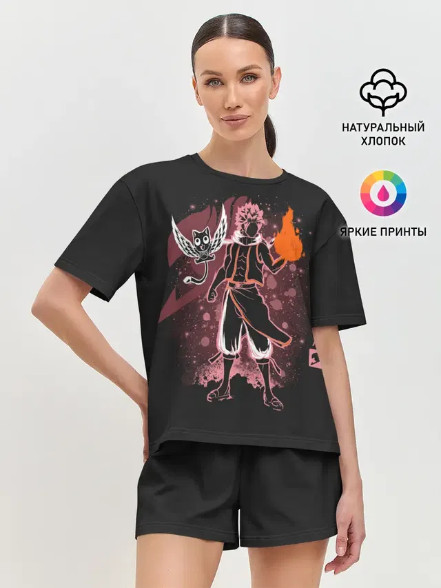 Женская пижама с шортами