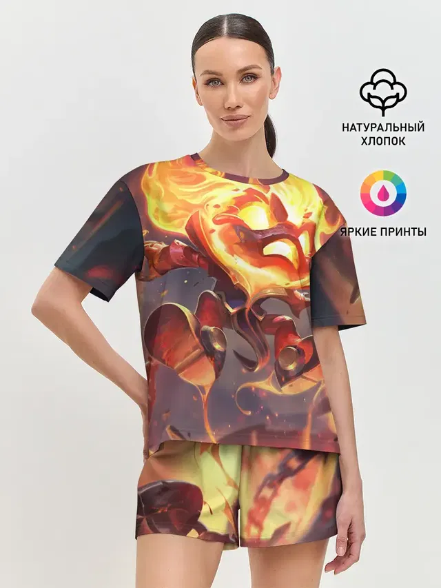 Женская пижама с шортами