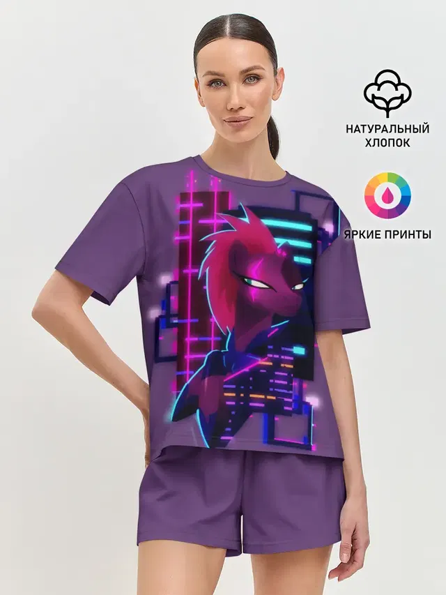 Женская пижама с шортами