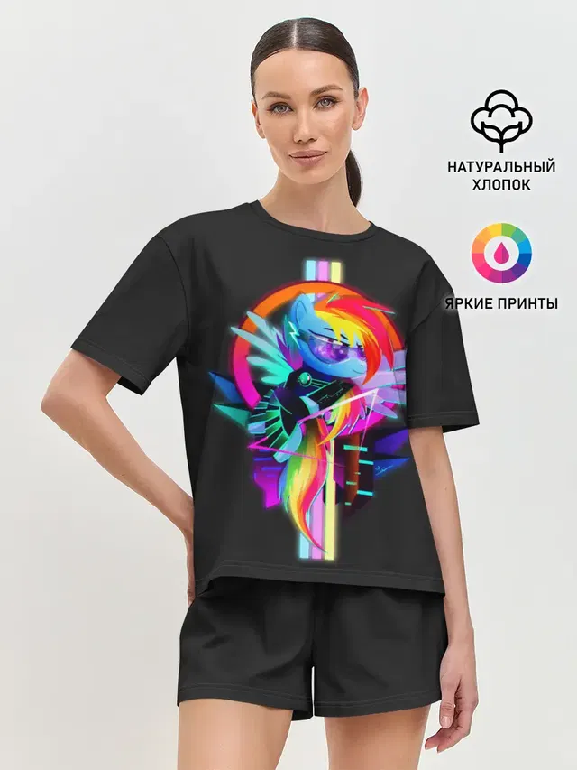 Женская пижама с шортами