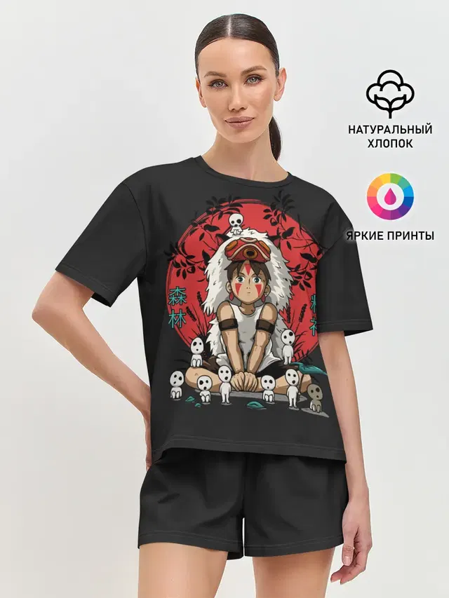 Женская пижама с шортами