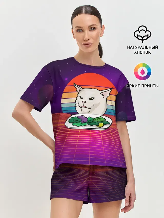 Женская пижама с шортами