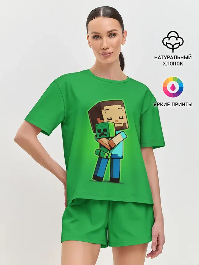 Женская пижама с шортами