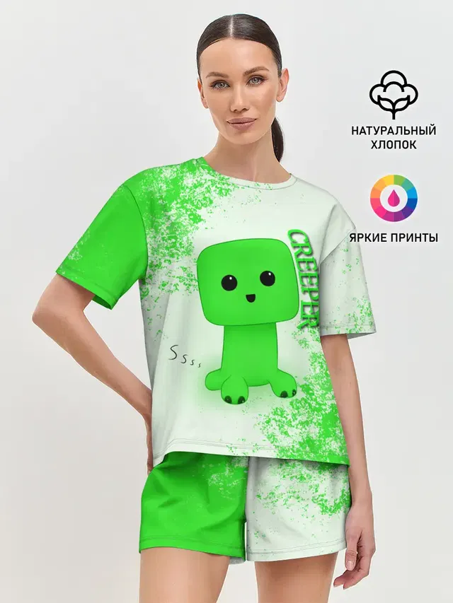 Женская пижама с шортами