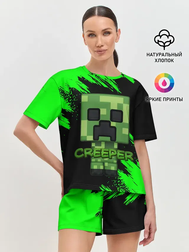 Женская пижама с шортами