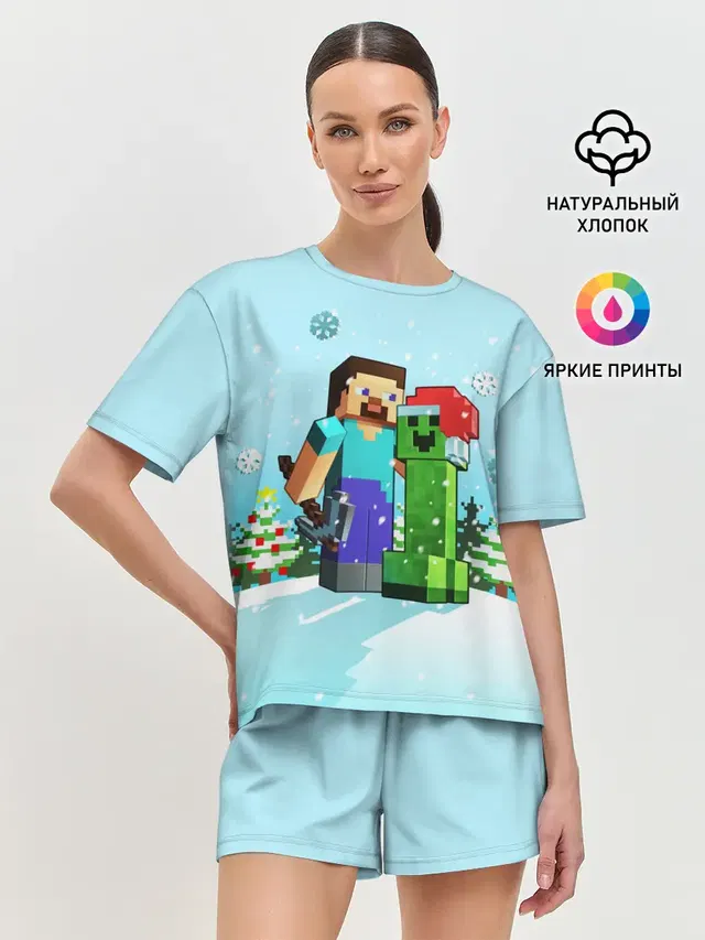 Женская пижама с шортами