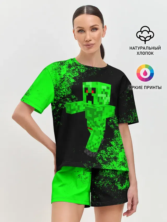 Женская пижама с шортами