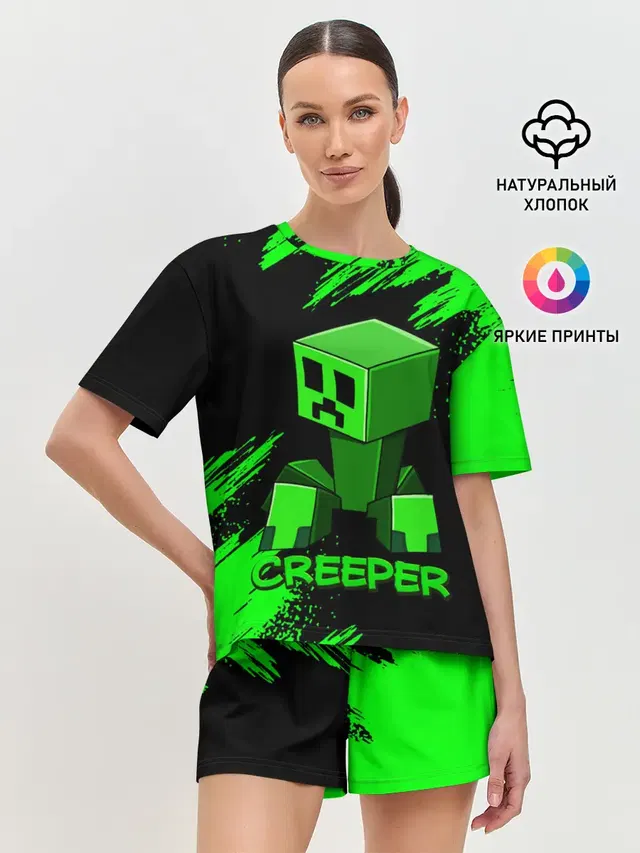 Женская пижама с шортами