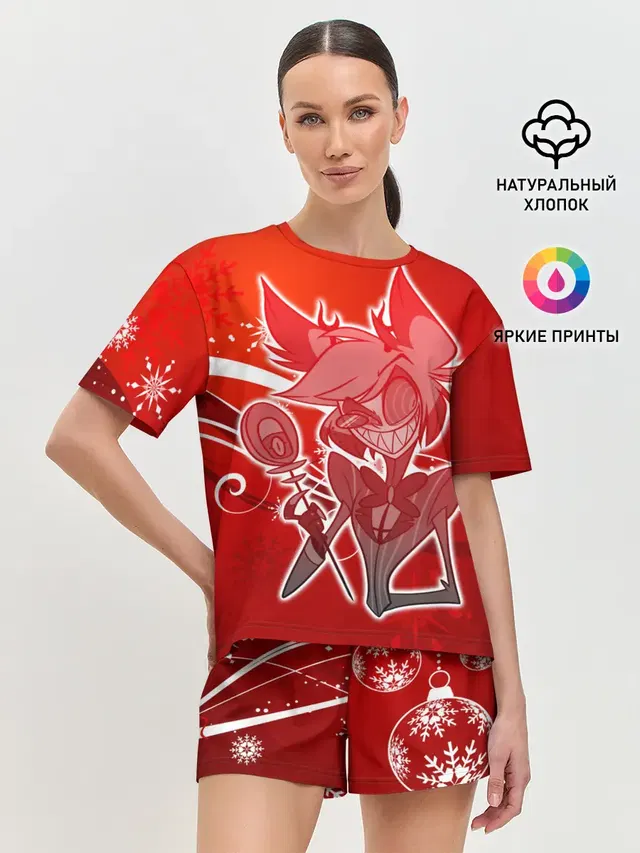 Женская пижама с шортами