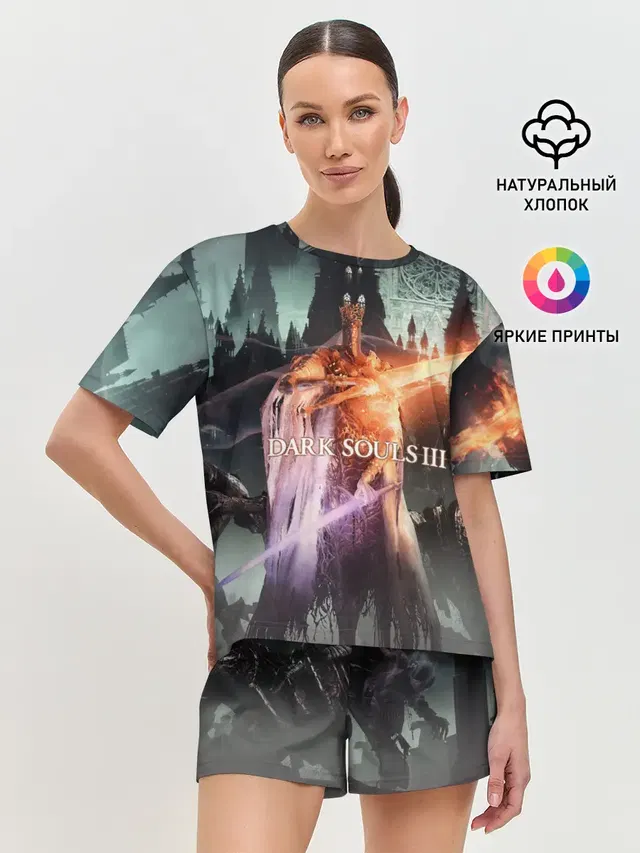 Женская пижама с шортами