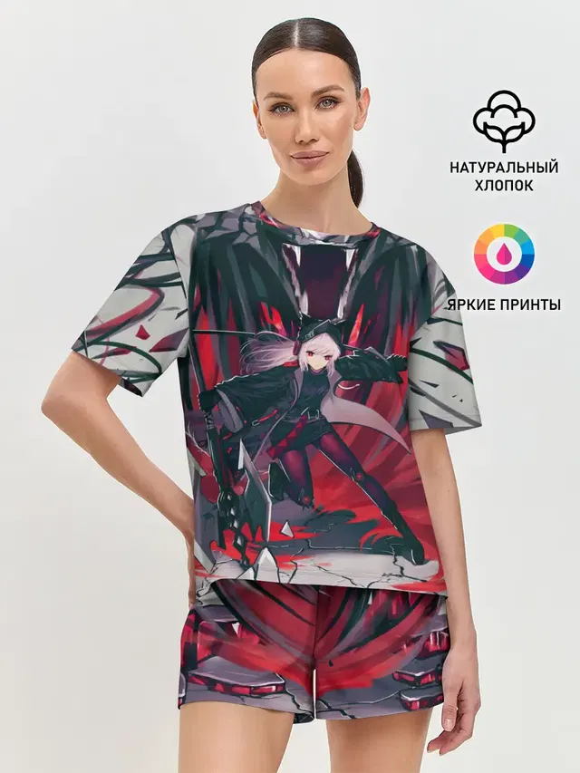 Женская пижама с шортами