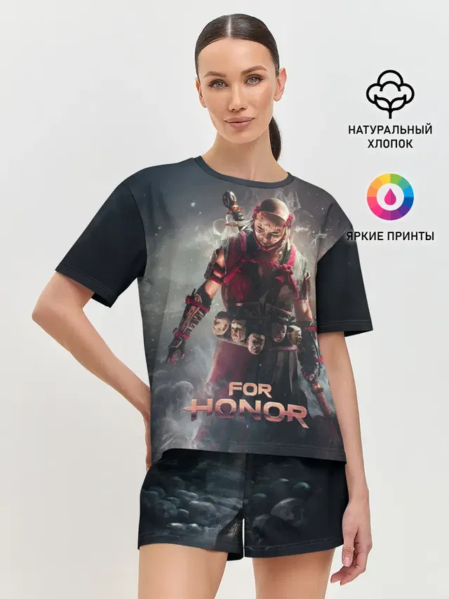 Женская пижама с шортами