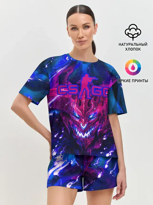 Женская пижама с шортами