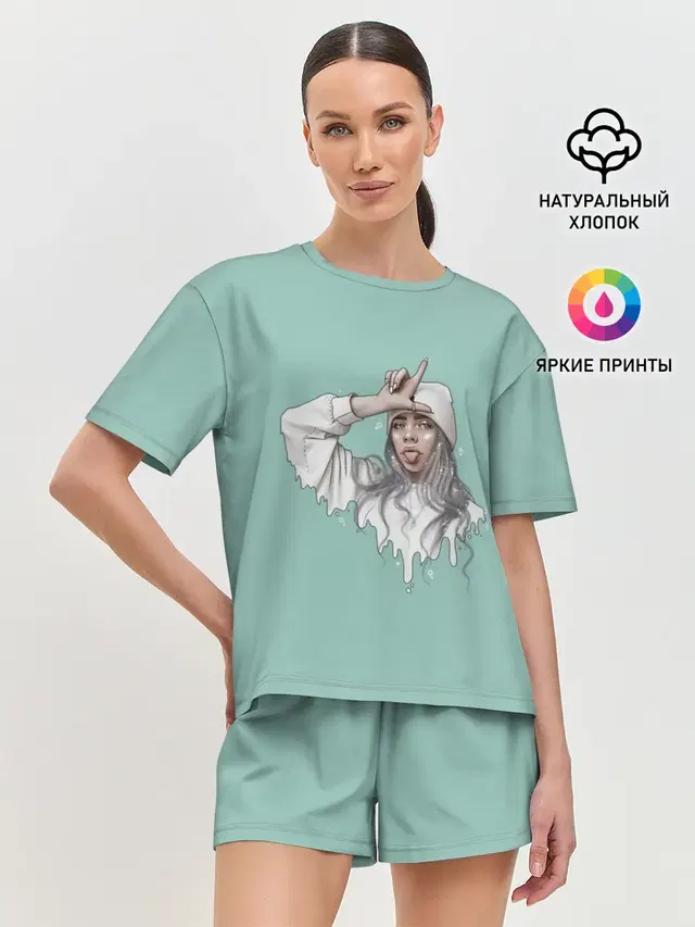 Женская пижама с шортами