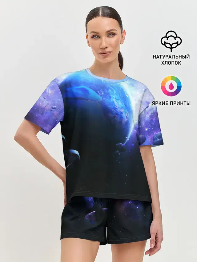 Женская пижама с шортами
