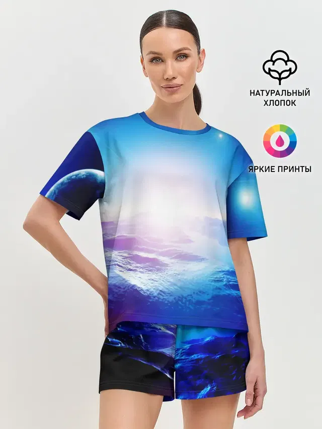 Женская пижама с шортами