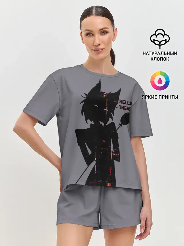 Женская пижама с шортами