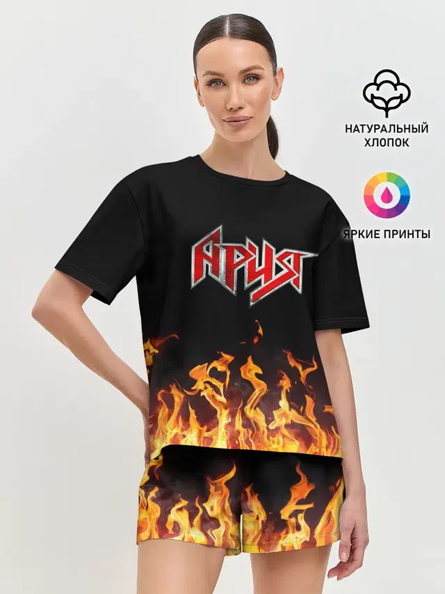 Женская пижама с шортами