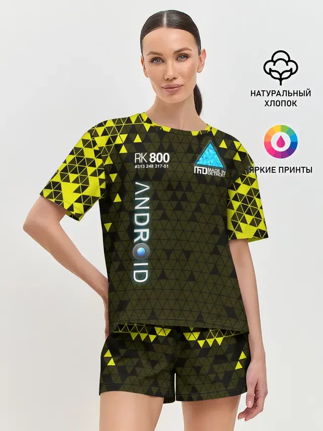 Женская пижама с шортами