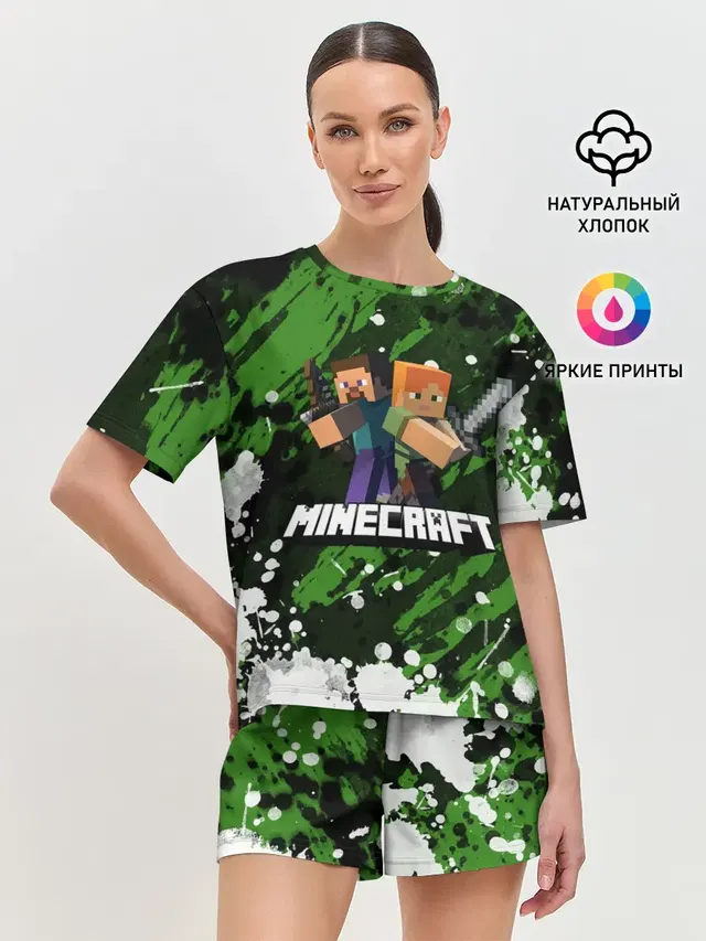 Женская пижама с шортами