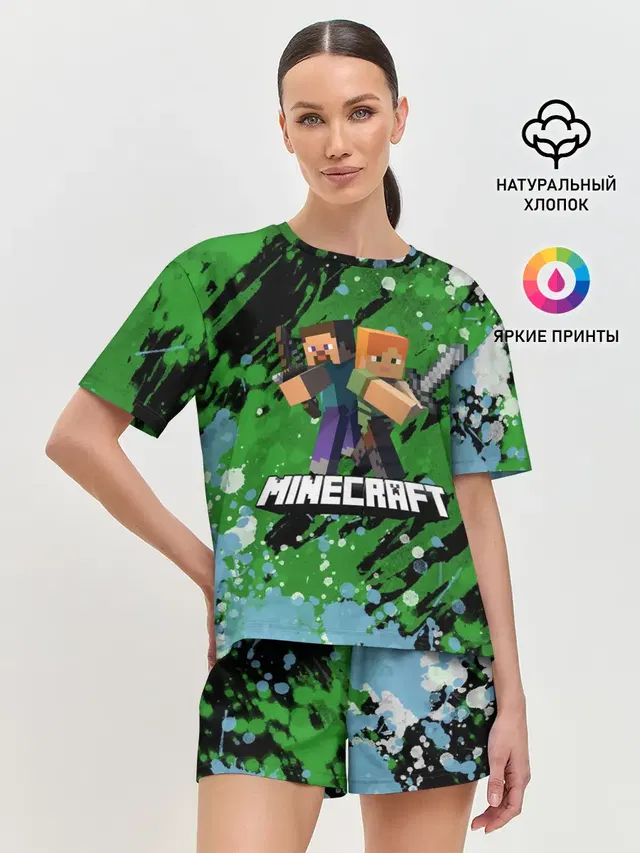 Женская пижама с шортами