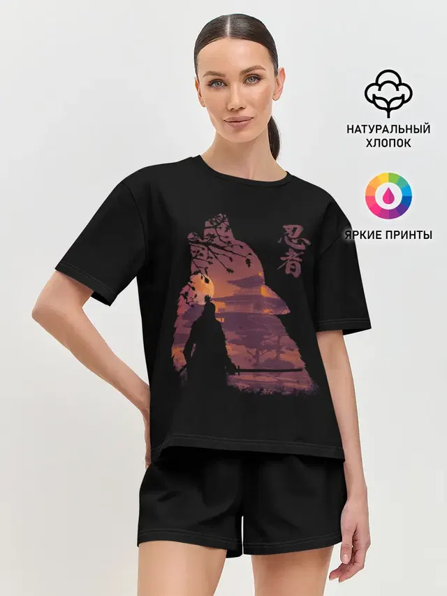 Женская пижама с шортами