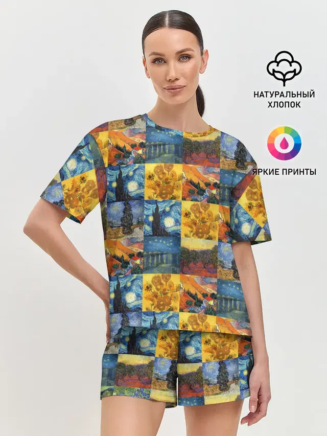 Женская пижама с шортами