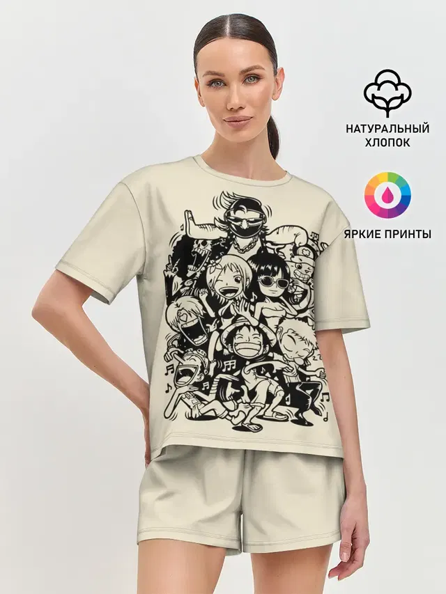 Женская пижама с шортами
