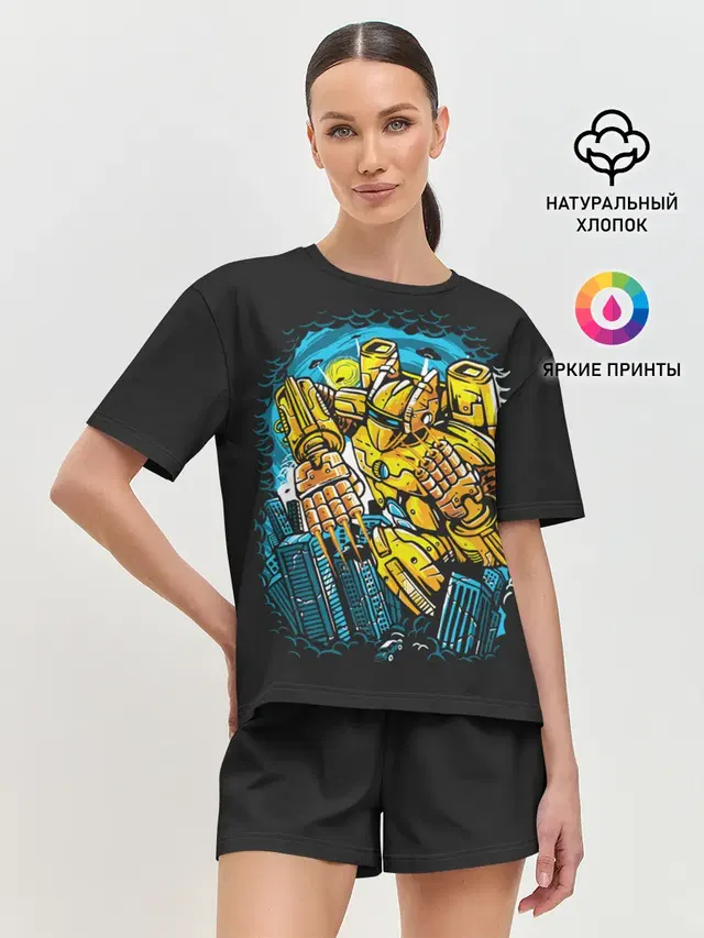 Женская пижама с шортами