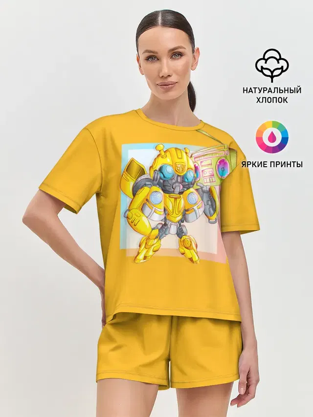 Женская пижама с шортами