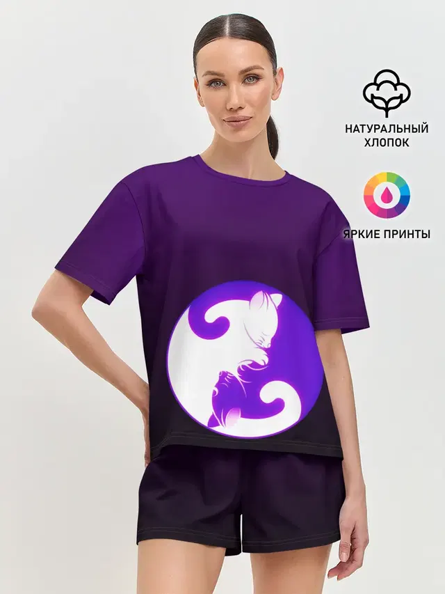 Женская пижама с шортами